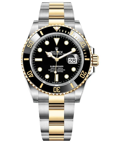 Часы с позолотой Rolex Submariner Date 126613LN-0002