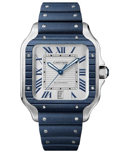 Часы Cartier Santos Blue WSSA0047