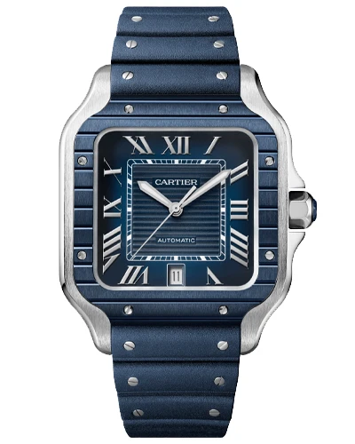 Часы Cartier Santos Blue WSSA0048