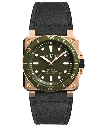 Часы Bell & Ross Instruments Diver BR0392-D-G-BR
