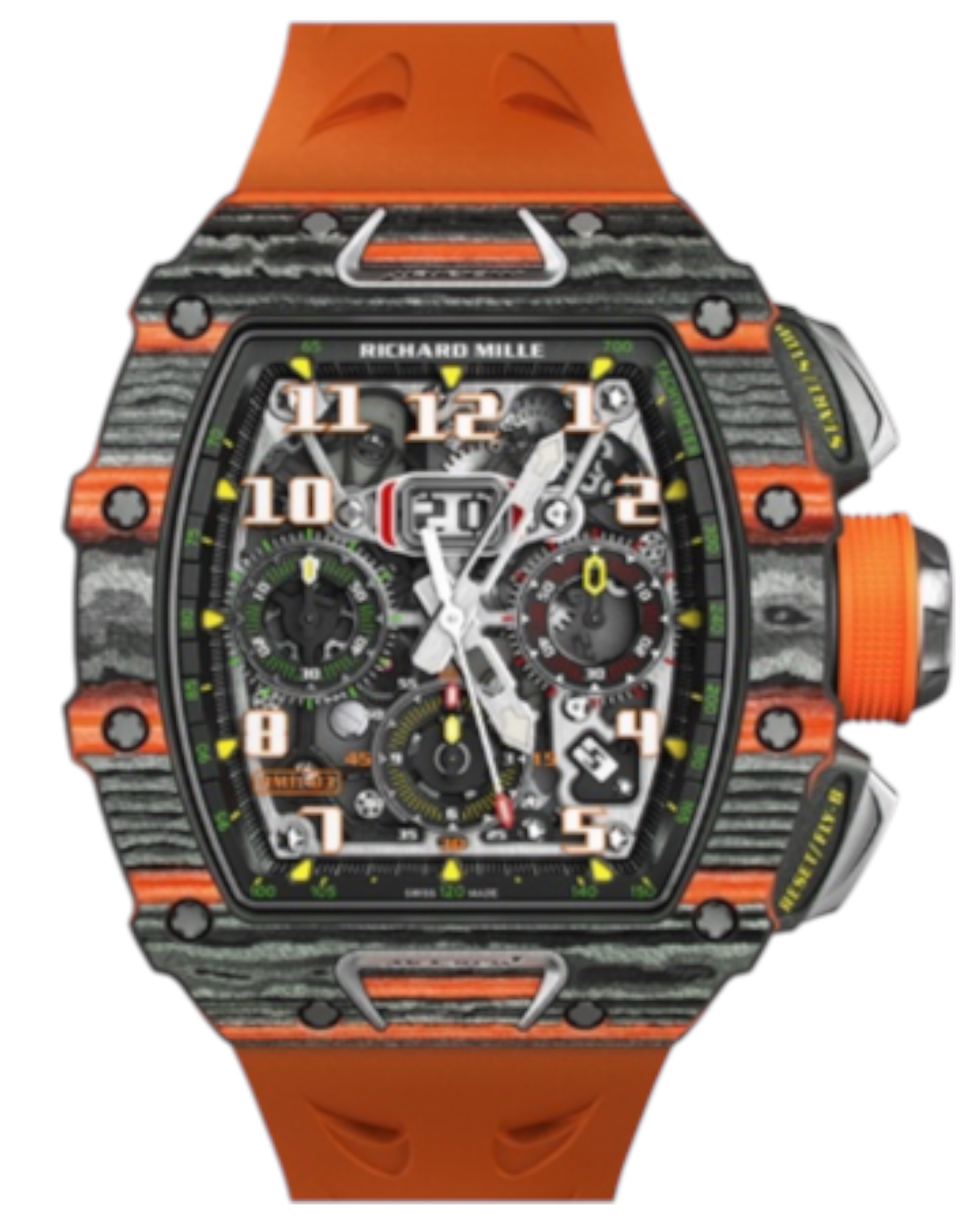 Часы Richard Mille RM 11-03 McLaren Flyback Chronograph Carbon