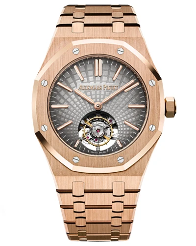 Часы с позолотой Audemars Piguet Royal Oak Tourbillon Extra-Thin 26530OR.OO.1220OR.01