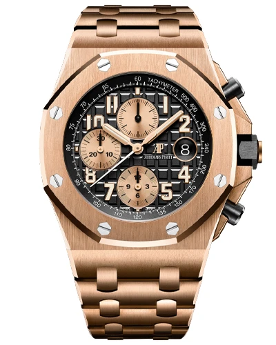Часы с позолотой Audemars Piguet Royal Oak Offshore Chronograph 26470OR.OO.1000OR.03