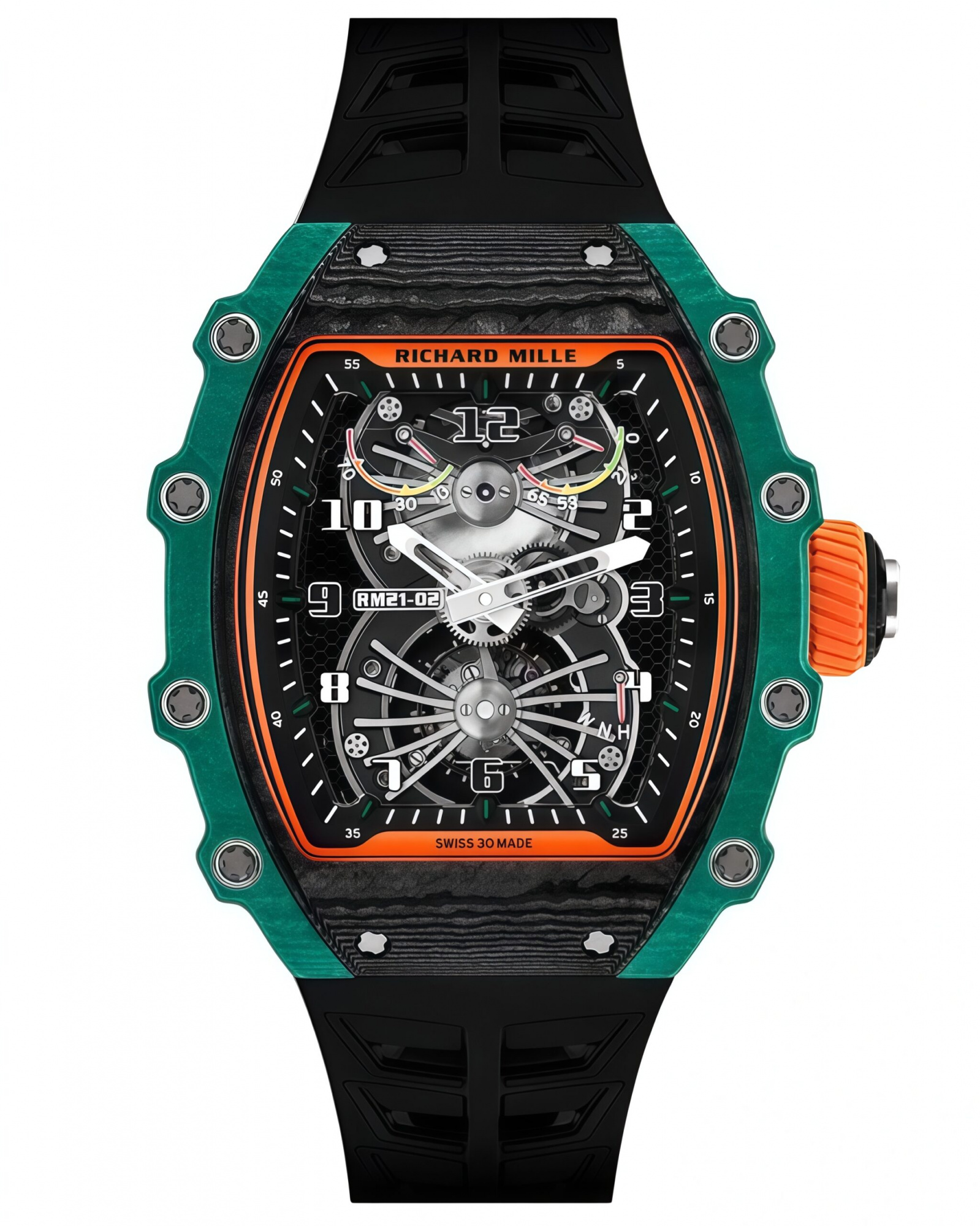 Часы Richard Mille RM21-01 Tourbillon Aerodyne Green
